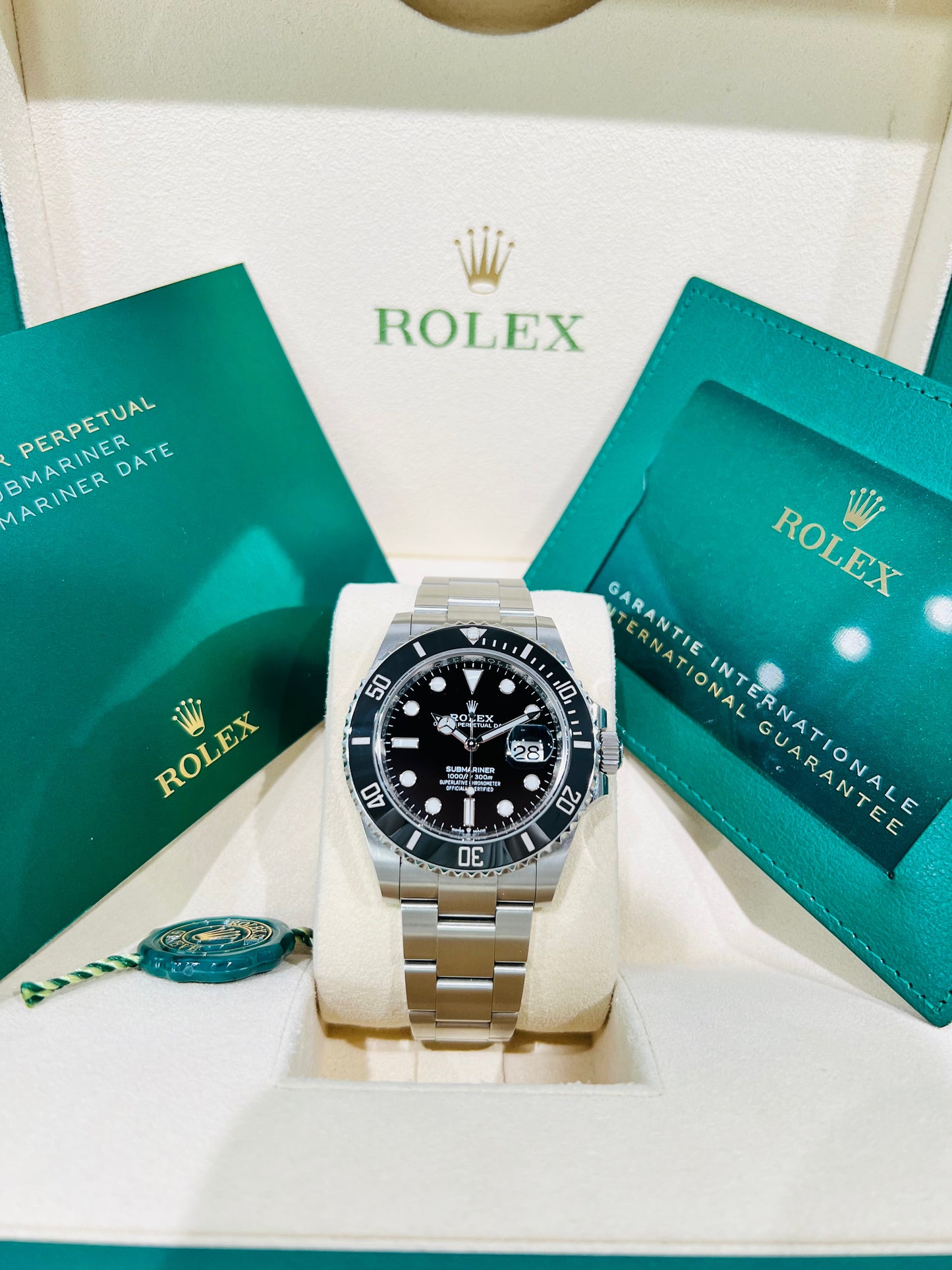 Rolex Submariner Date 41mm Black Dial Stainless Steel Men's Watch Model #126610LN