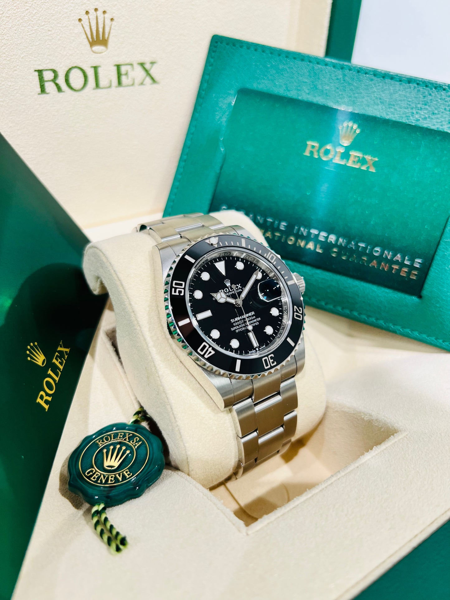 Rolex Submariner Date 41mm Black Dial Stainless Steel Men's Watch Model #126610LN