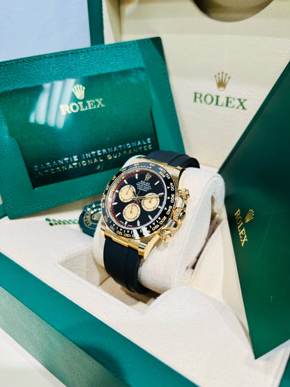 Rolex Cosmograph Daytona 40mm Black Ceramic Bezel Men's Luxury Watch Model #126518LN