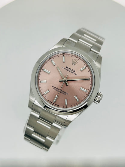 Rolex Oyster Perpetual 31mm Pink Dial Oystersteel Women's Luxury Watch Model #277200