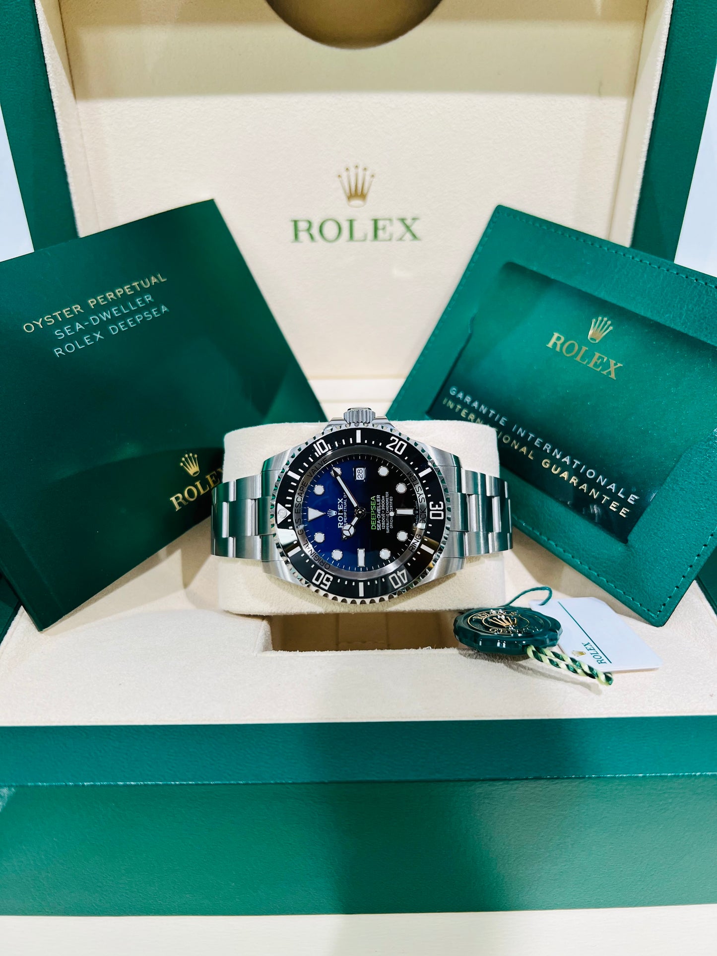 Rolex Deepsea D-Blue Dial 44mm Men's Luxury Watch Model #126660