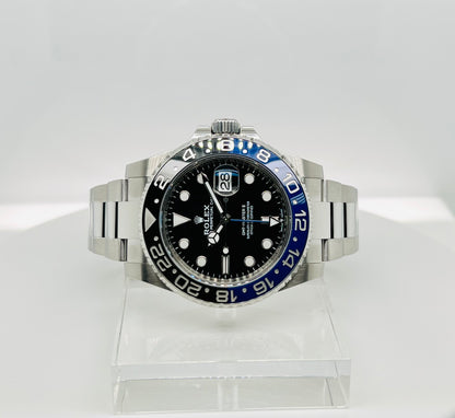 Rolex GMT-Master II 40mm Black Dial Batman Oyster Men's Luxury Watch Model #126710BLNR