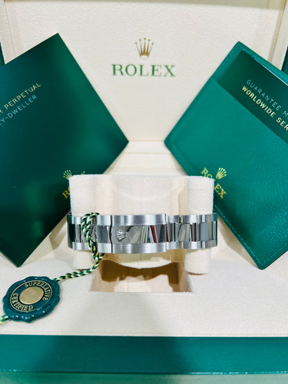 Rolex Sky-Dweller 42mm White Dial Fluted Bezel Men's Luxury Watch Model #326934