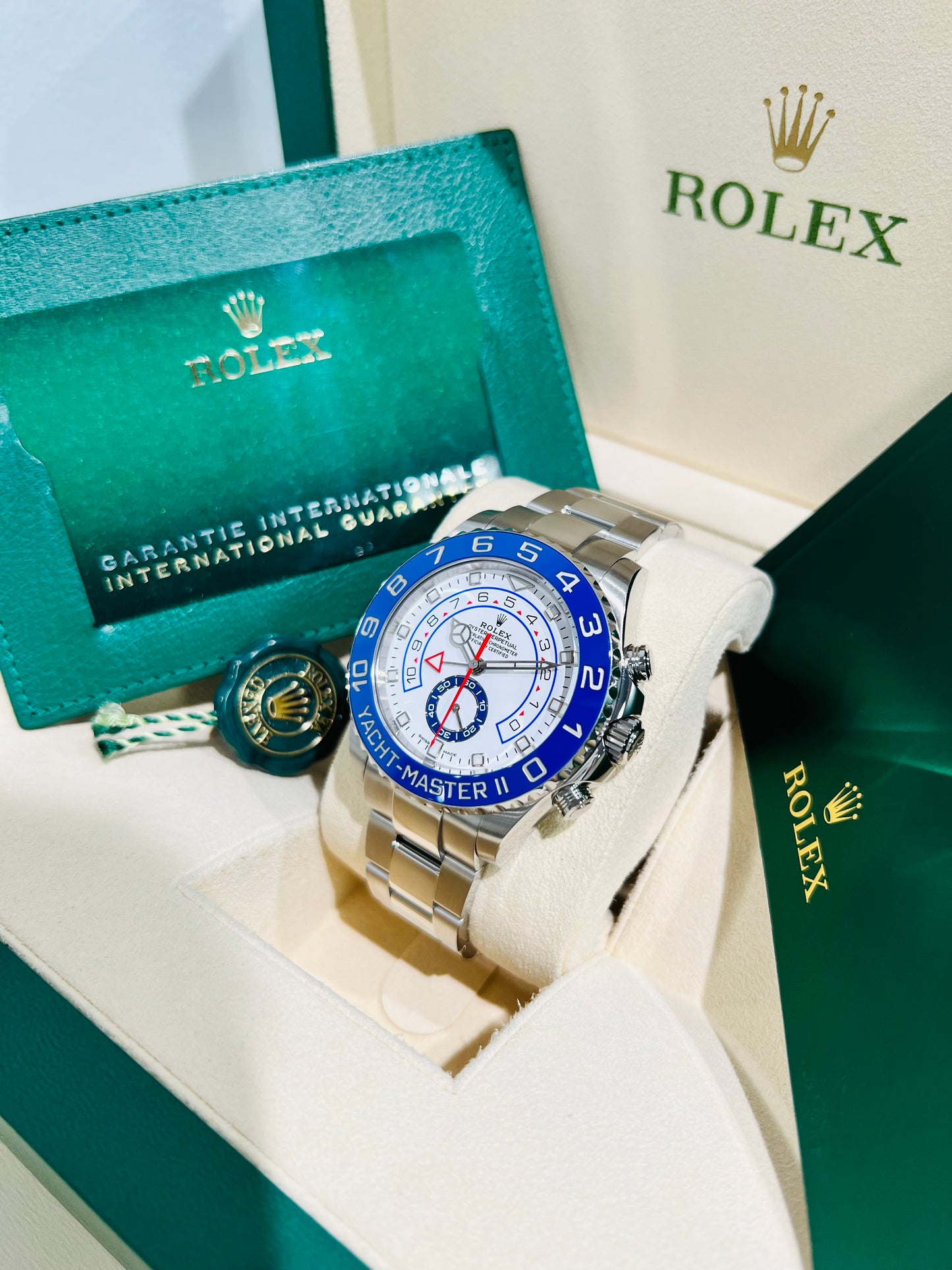 Rolex Yacht-Master II Oystersteel Men's Luxury Watch Model # 116680