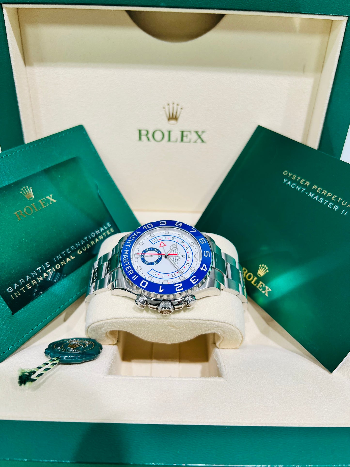 Rolex Yacht-Master II Oystersteel Men's Luxury Watch Model # 116680