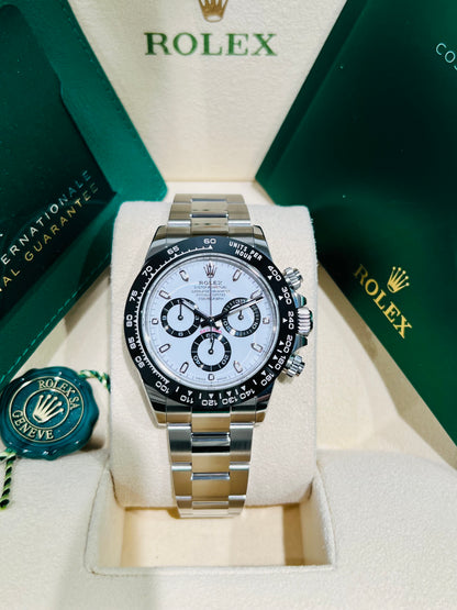 Rolex Cosmograph Daytona Panda Dial Stainless Steel Men's Watch, Pre Owned, Model #116500LN