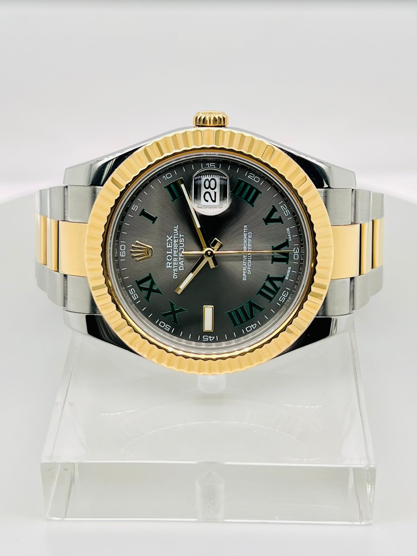 Rolex Datejust 41mm, Two-Tone, 18K Yellow Gold & Steel Men's Watch Model #116333