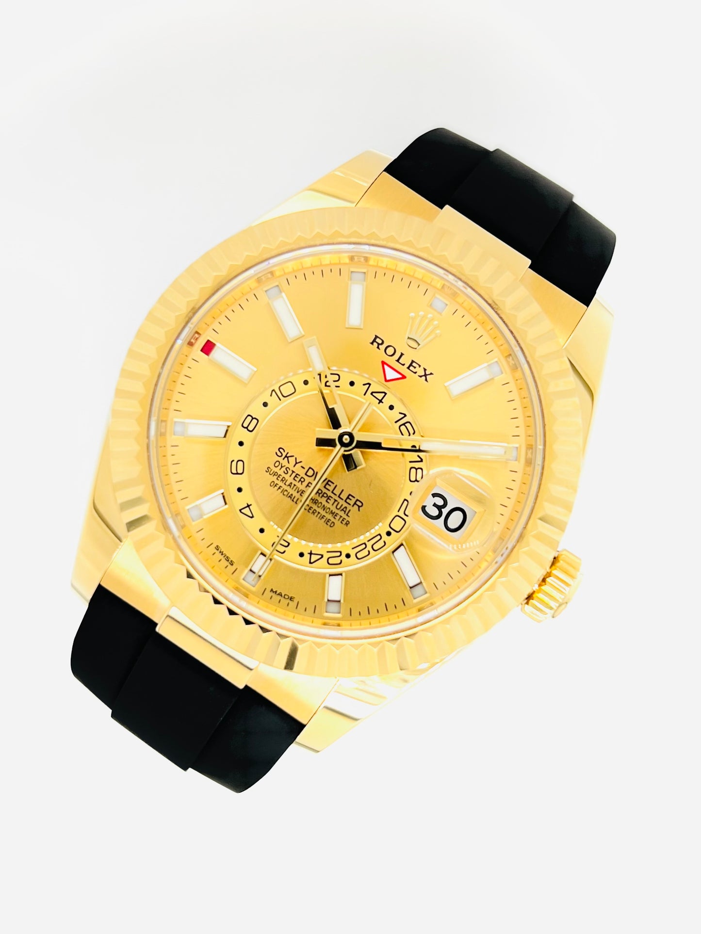 Rolex Sky-Dweller 18k Yellow Gold Men's Luxury Watch Model #326238