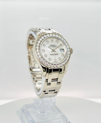 Rolex Oyster Perpetual Ladies Datejust Pearlmaster Luxury Watch Model # 802299