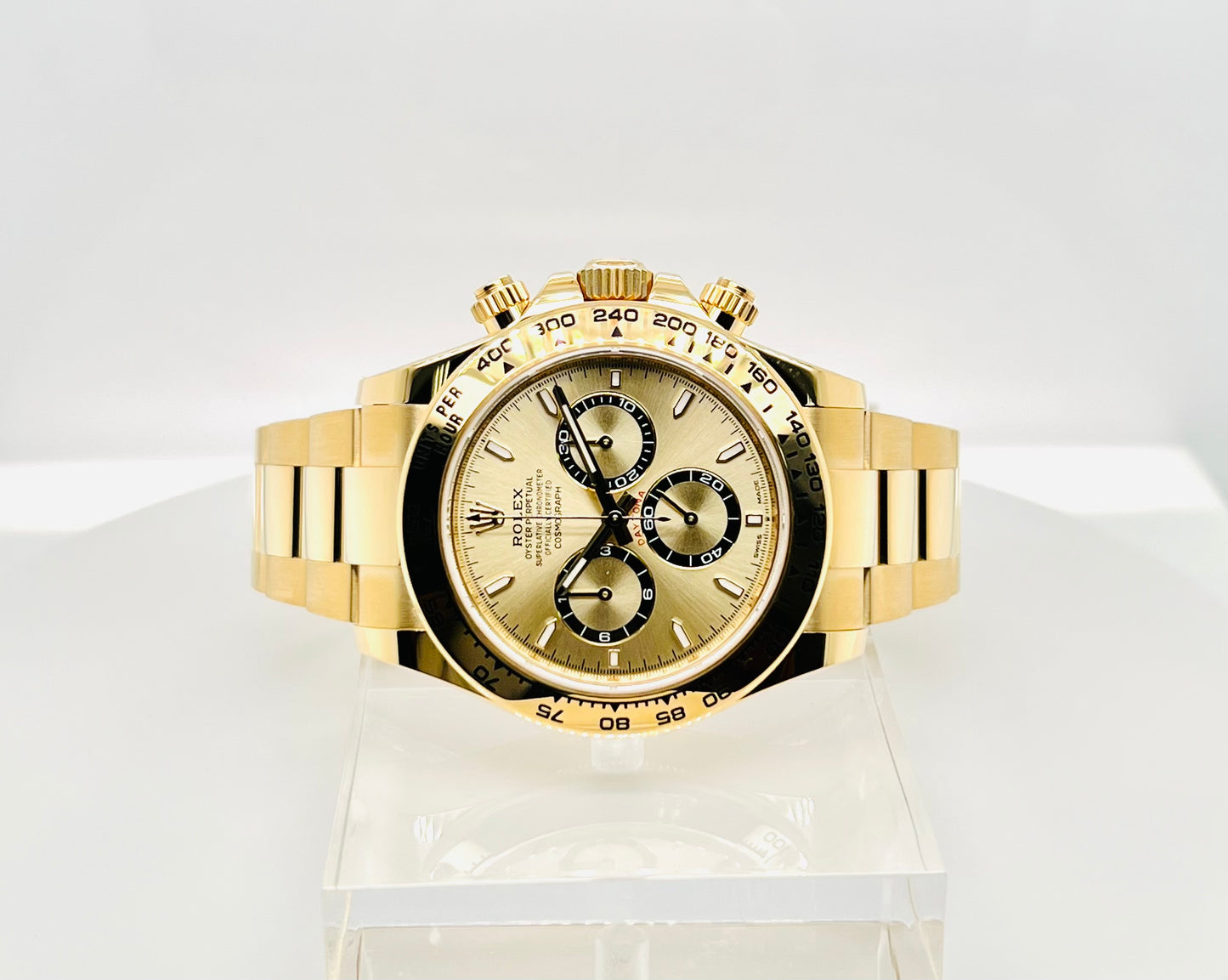 Rolex Cosmograph Daytona 40mm, Golden Dial Men's Watch Model #126508