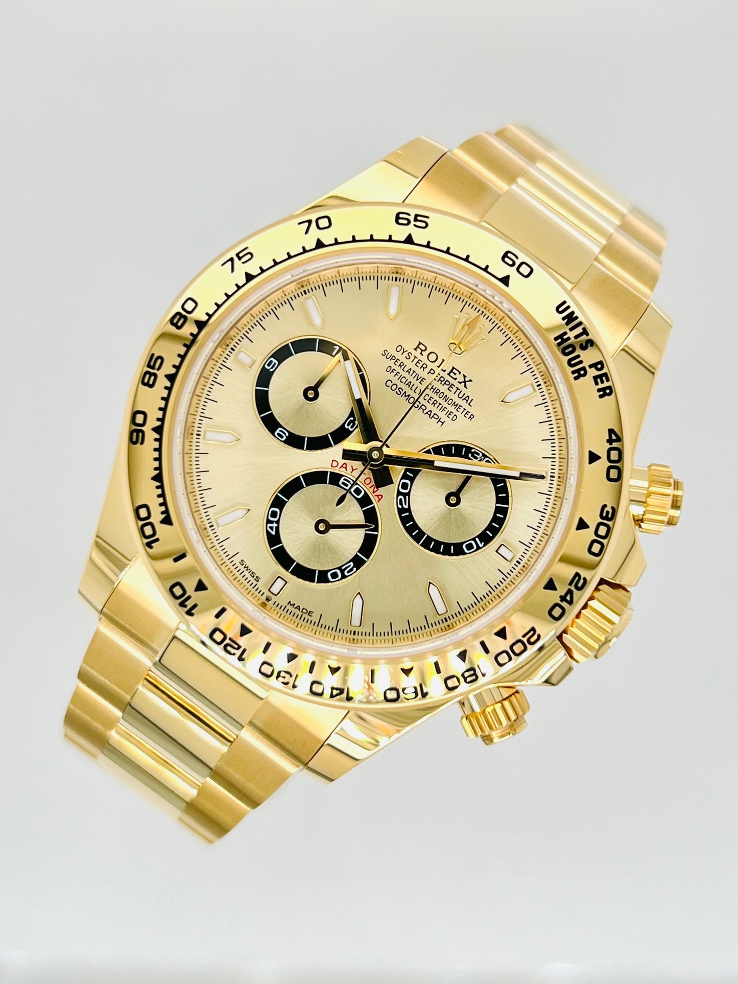 Rolex Cosmograph Daytona 40mm, Golden Dial Men's Watch Model #126508