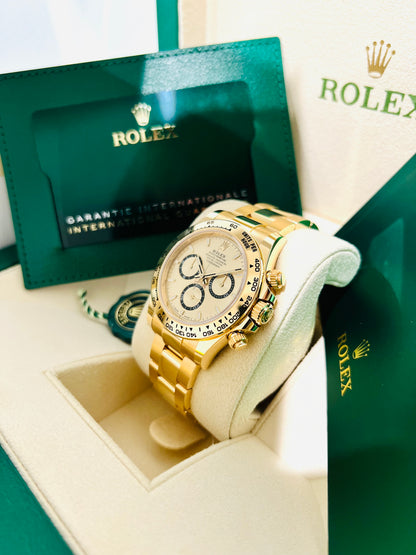 Rolex Cosmograph Daytona 40mm, Golden Dial Men's Watch Model #126508