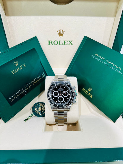 Rolex Cosmograph Daytona 40mm Black Dial Men's Luxury Watch Model #126500LN