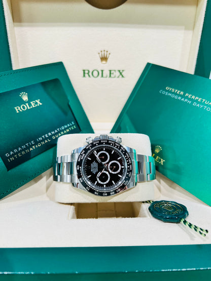 Rolex Cosmograph Daytona 40mm Black Dial Men's Luxury Watch Model #126500LN