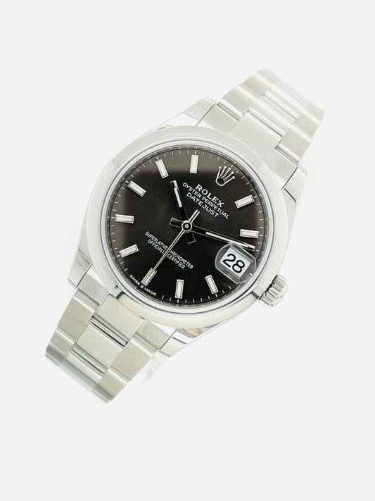 Rolex Datejust 31mm Dark Grey Index Dial Women's Watch Model #278240