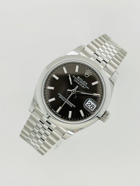 Rolex Datejust 31mm Dark Gray Dial Jubilee Women's Luxury Watch Model #278240