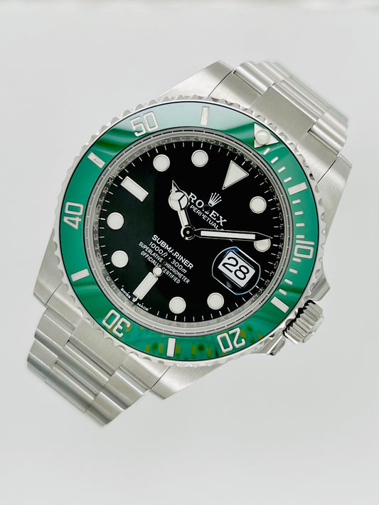 Rolex Submariner Date 41mm Starbucks Black Dial Green Bezel Men's Watch Model # 126610LV