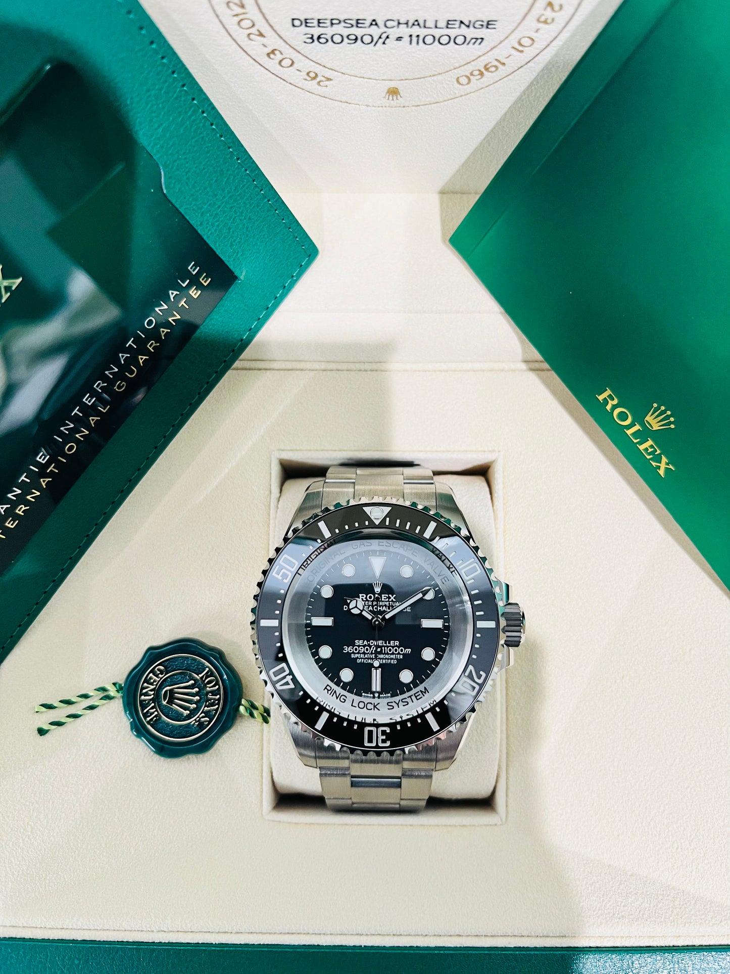 Rolex Deepsea Challenge Sea-Dweller 50mm Titanium Men's Diving Watch Model # 126067