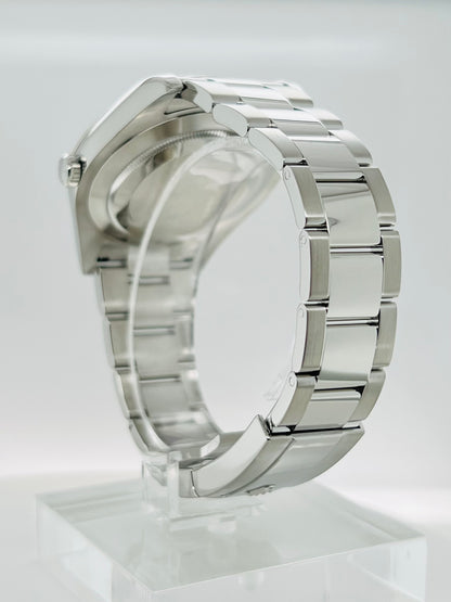 Rolex Datejust 41mm Blue Dial Fluted Bezel Oystersteel Bracelet Men's Luxury Watch Model # 116334