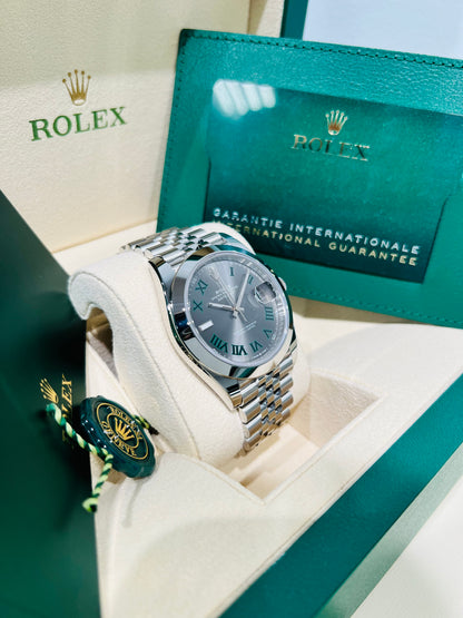 Rolex Datejust 41mm, Wimbledon Jubilee Bracelet Men's Watch Model #126300
