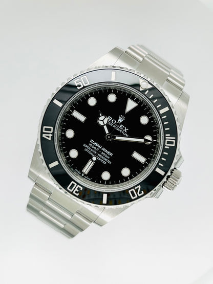 Rolex Submariner Black Dial 41mm, Oystersteel Men's Diving Watch Model #124060LN