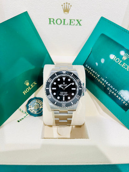 Rolex Submariner Black Dial 41mm, Oystersteel Men's Diving Watch Model #124060LN