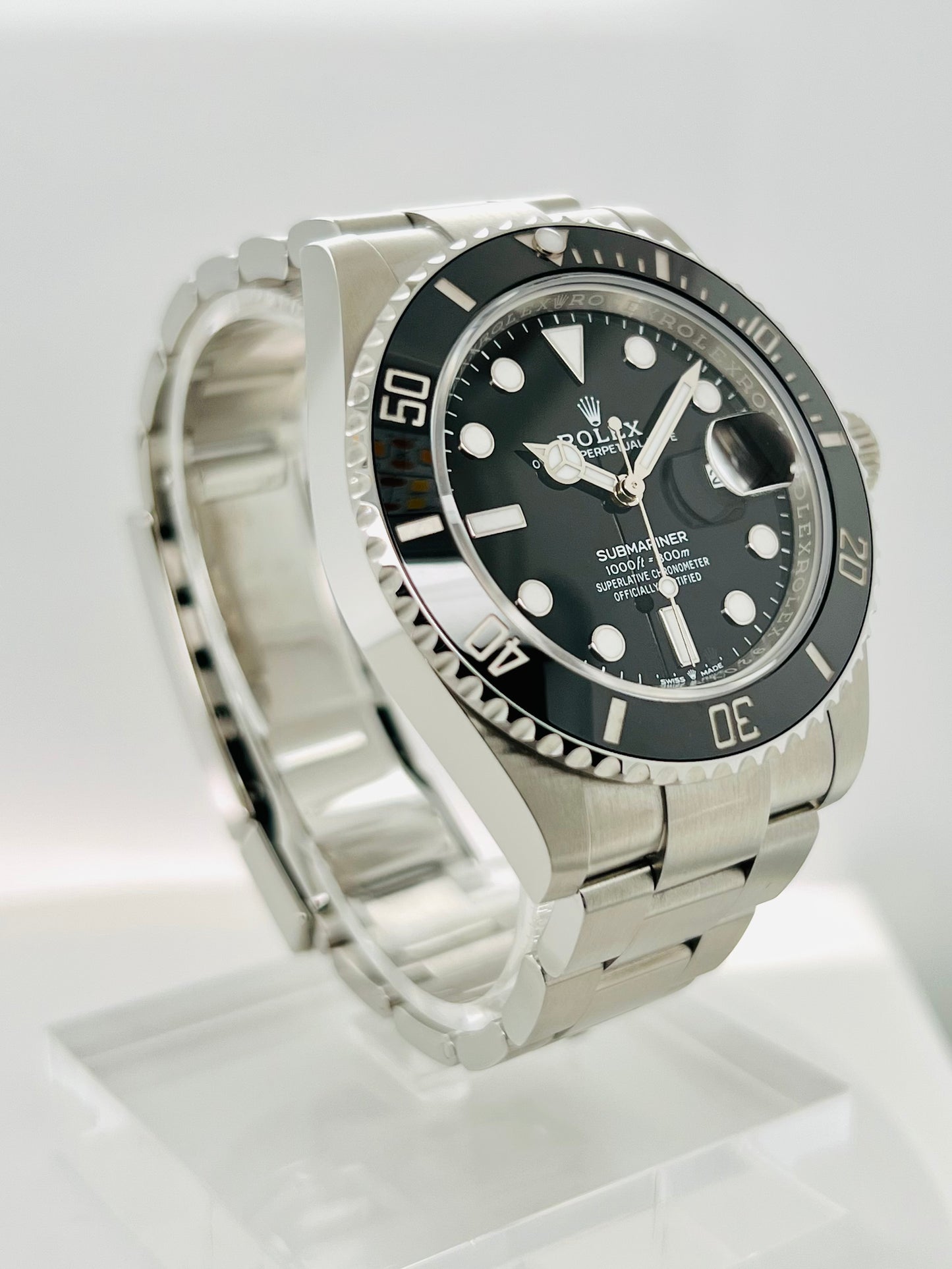 Rolex Submariner Date 41mm Black Dial Stainless Steel Men's Luxury Watch Model # 126610LN