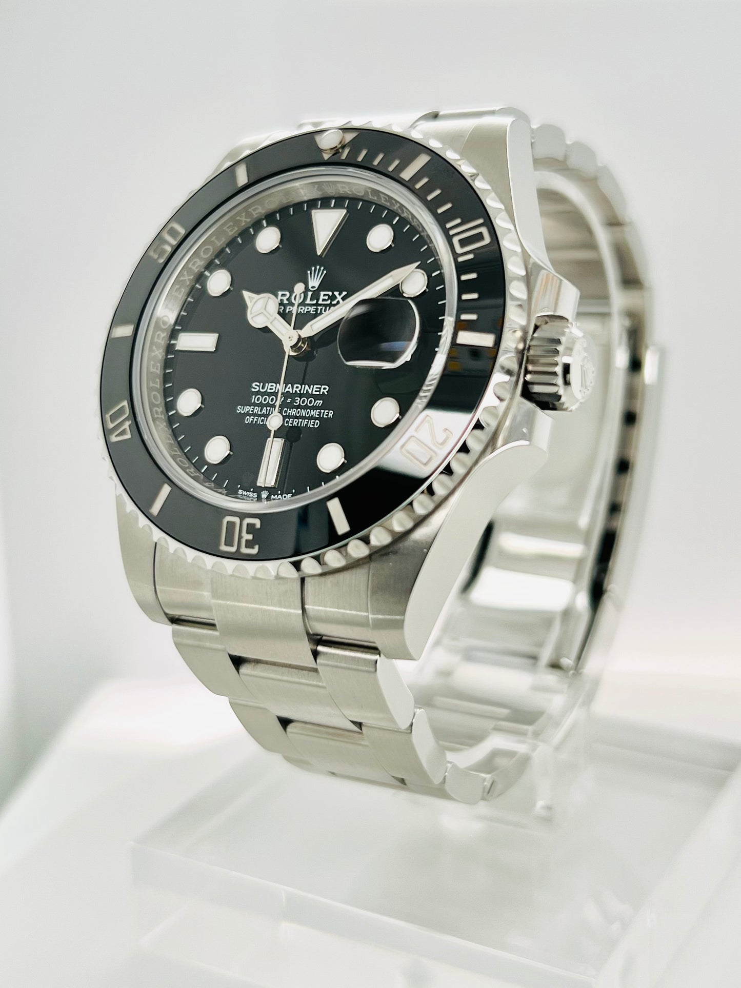 Rolex Submariner Date 41mm Black Dial Stainless Steel Men's Luxury Watch Model # 126610LN