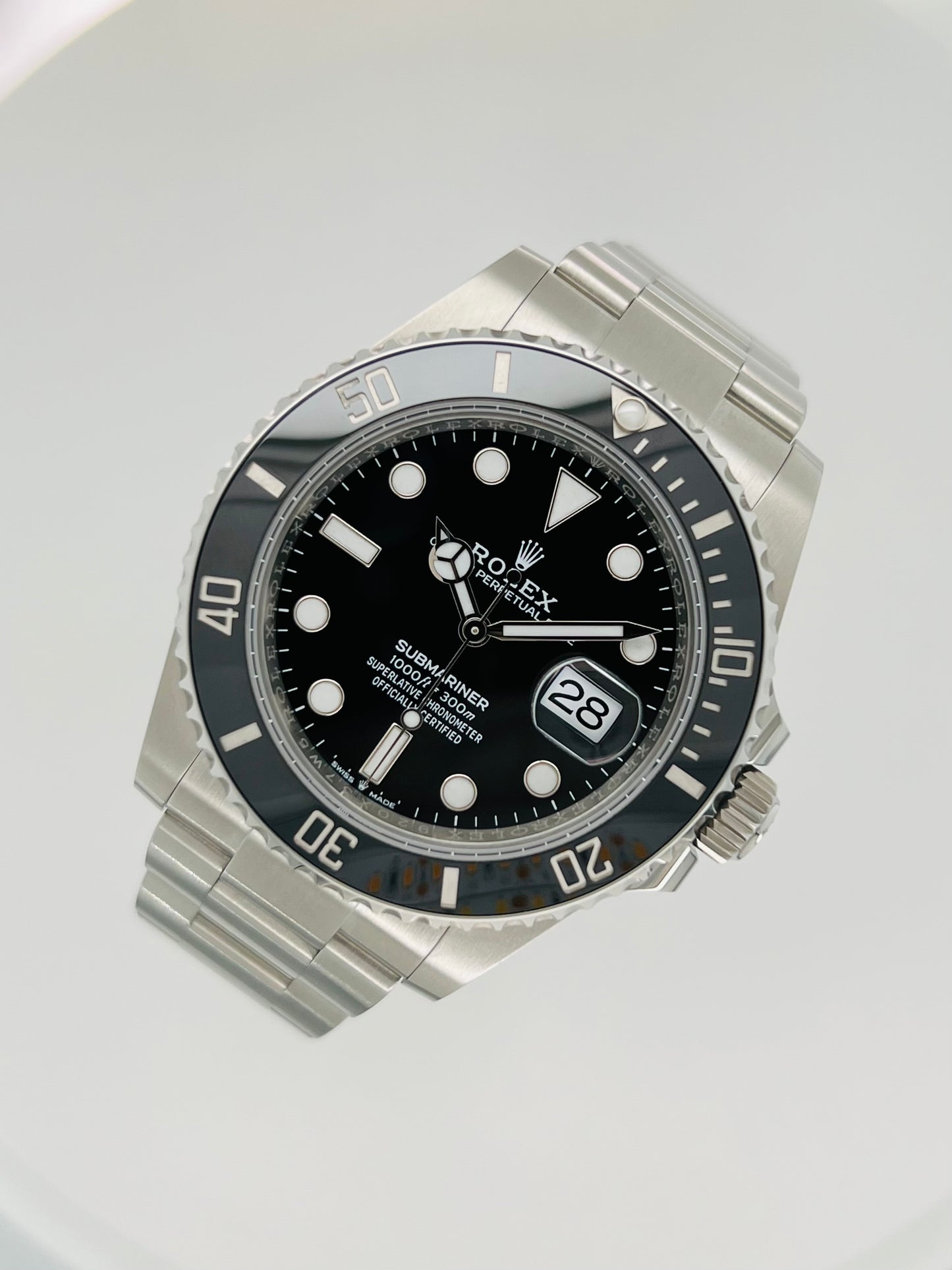 Rolex Submariner Date 41mm Black Dial Stainless Steel Men's Luxury Watch Model # 126610LN