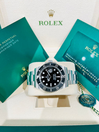 Rolex Submariner Date 41mm Black Dial Stainless Steel Men's Luxury Watch Model # 126610LN