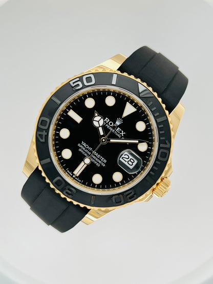 Rolex Yacht-Master 42mm Yellow Gold Black Dial Men's Watch Model # 226658