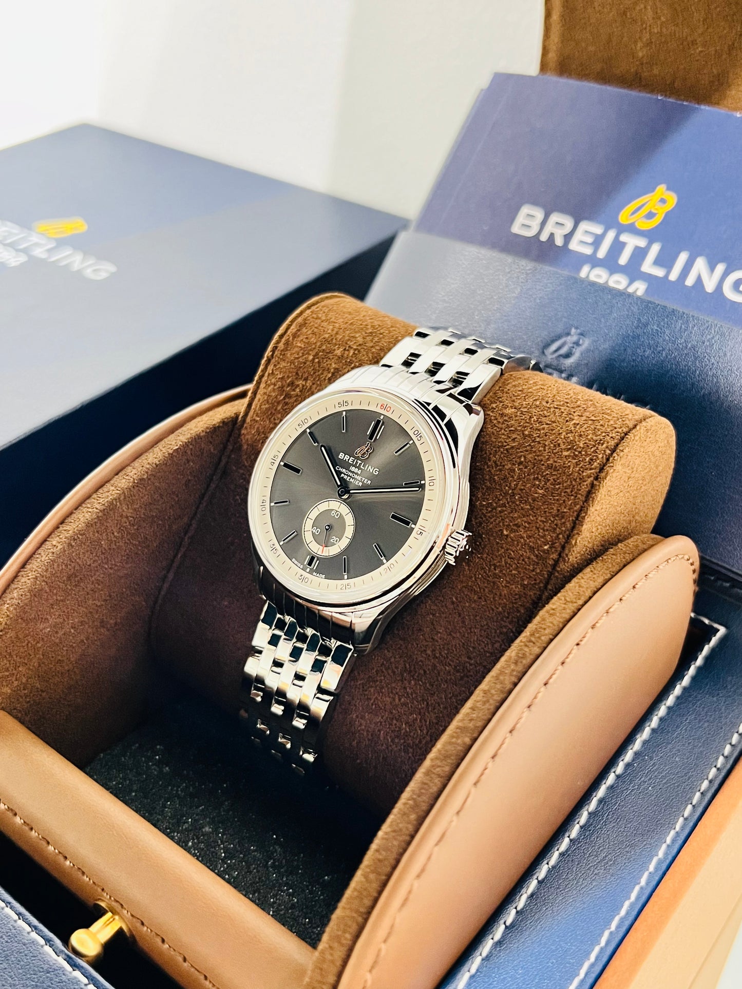 Breitling Premier Automatic Watch 40mm Model # A37340351B1A1