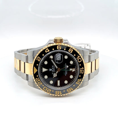 Rolex GMT-Master II 40mm, Two-Tone Black Dial Men's Watch model #116713LN