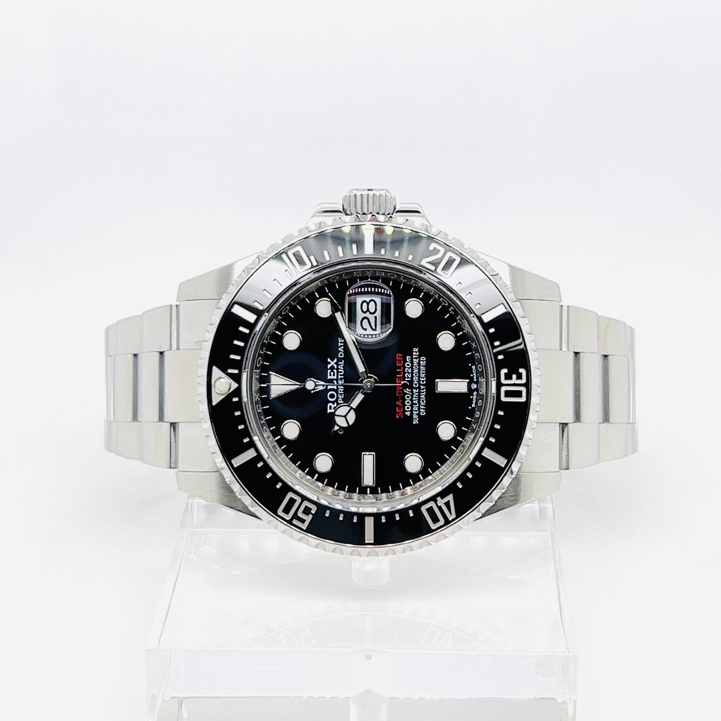 Rolex Sea-Dweller 43mm Black Dial Steel Automatic Men's Luxury Watch Model #126600