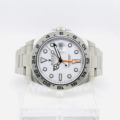 Rolex Explorer II White Dial Oystersteel Automatic Men's Watch Model #216570