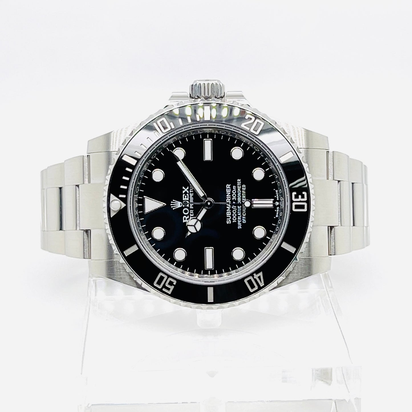 Rolex Submariner Black Dial 41mm, Oystersteel Men's Diving Watch Model #124060LN